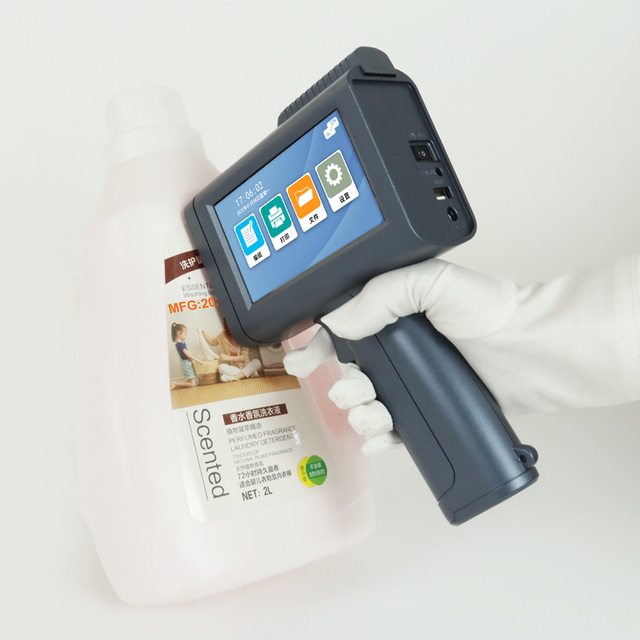 Portable Handheld Inkjet Printer for Carton Bag Printing with Batch Number Code and Production Date