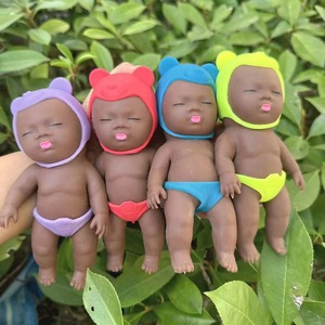 2026 Hot Ugly Doll Unzip Squeeze Toy Slow-Rebound Black Cute Quirky Toy Stretch-and-Squeeze Palm-Sized Rubber Black-Skin Youth - Product Image 4