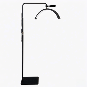 Lampe sur pied LED en forme de croissant - Lumière d'appoint en U pour extensions de cils, nail art, tatouage et salons de beauté, design ergonomique pour les yeux - Product Image 3