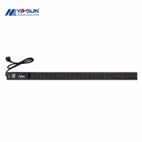PDU intelligent à grande capacité de distribution de puissance pour armoire de serveur, norme Arabie Saoudite