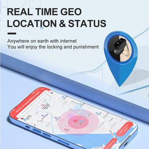 Qiui Cag-Ink 3,0 Chastity Lock 4G Red celular Control remoto Jaula <span class=keywords><strong>de</strong></span> castidad eléctrica Juguetes sexuales para adultos para hombres - Product Image 5