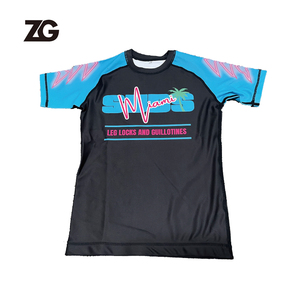 Arts martiaux porter personnalisé Jiu Jitsu MMA Shorts Rashguard ensemble séchage rapide hommes éruption garde combat grappin Shorts - Product Image 1