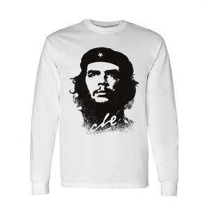 Camiseta de manga larga Che Guevara con cuello redondo, unisex, diseño Revolución Rebelde Cuba - Product Image 3