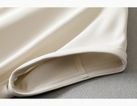 Ensemble 2 pièces pour femmes, chemise à manches courtes d'été, pantalon droit, pantalon décontracté en satin
