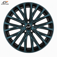 Jantes en alliage d'aluminium forgé CF Private Label New 5x130 71.5 pour coupé sport de luxe pour 991 992 sur mesure