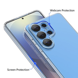 Custodia Antiurto in TPU <span class=keywords><strong>Trasparente</strong></span> Cristallino da 1,5mm per S26 <span class=keywords><strong>S22</strong></span> S21 S20 S26 <span class=keywords><strong>Ultra</strong></span> con Supporto Design Semplice - Product Image 3