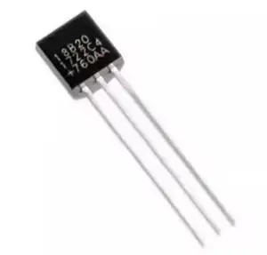 DS18B20 + TO-92 sensor suhu DIGITAL yang dapat diprogram-55C-125C TO92-3 ic DS18B20 +