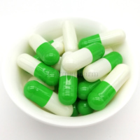 Capsules légumes vides hmc taille 0, pièces, sans clous, vert blanc, pour légumes