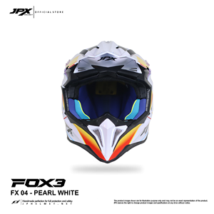 El casco de motocross JPX Fox3 con correa magnética garantiza un ajuste seguro, durabilidad y un estilo inigualable para aventuras todoterreno intensas. - Product Image 2