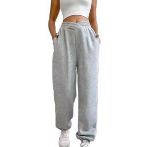 Pantalones Jogger <span class=keywords><strong>Cargo</strong></span> de Algodón Cómodos con Logo Personalizado, Elásticos en la Cintura, para Otoño, Multicolor, Holgados, Largos hasta el Tobillo, para <span class=keywords><strong>Mujer</strong></span>, Venta al Por Mayor - Product Image 1