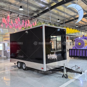 Mobil Mutfak Treyleri Derin Fritöz, Fast Food, Şekerleme, Dondurma, Sosisli Sandviç, Atıştırmalık Yiyecekler, Cipsler için Galvanizli Paslanmaz - Product Image 5