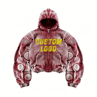 Sweat à Capuche Personnalisé 2026 ODM/OEM avec Logo Imprimé en Molleton de Coton, Fermeture Éclair et Broderie pour Hommes