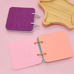 Livres pour bébés en silicone Bpa gratuit Jouets éducatifs précoces <span class=keywords><strong>Bain</strong></span> personnalisé pour enfants Livre pour bébés - Product Image 3