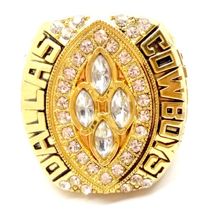 Bague de championnat des Dallas Cowboys de 1993 pour homme, plaquée or rose, en alliage de zinc, souvenir de collection, cadeau d'anniversaire - Product Image 1