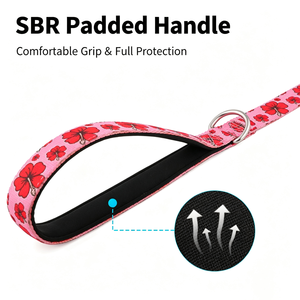 Laisse de traction pour chien avec impression par transfert thermique, pour chien de combat, chien de promenade, chien de grande, moyenne et petite taille, chien de compagnie, laisse en P, laisse anti-évasion pour chien de grande taille - Product Image 6