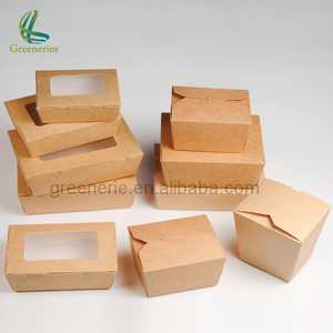 Takeway Takeaway Hộp Đựng Thực Phẩm Dùng Một Lần Hộp Đựng Đồ Ăn Sáng Hộp Thủ Công Có Cửa Sổ Cho Nhà Hàng - Product Image 2