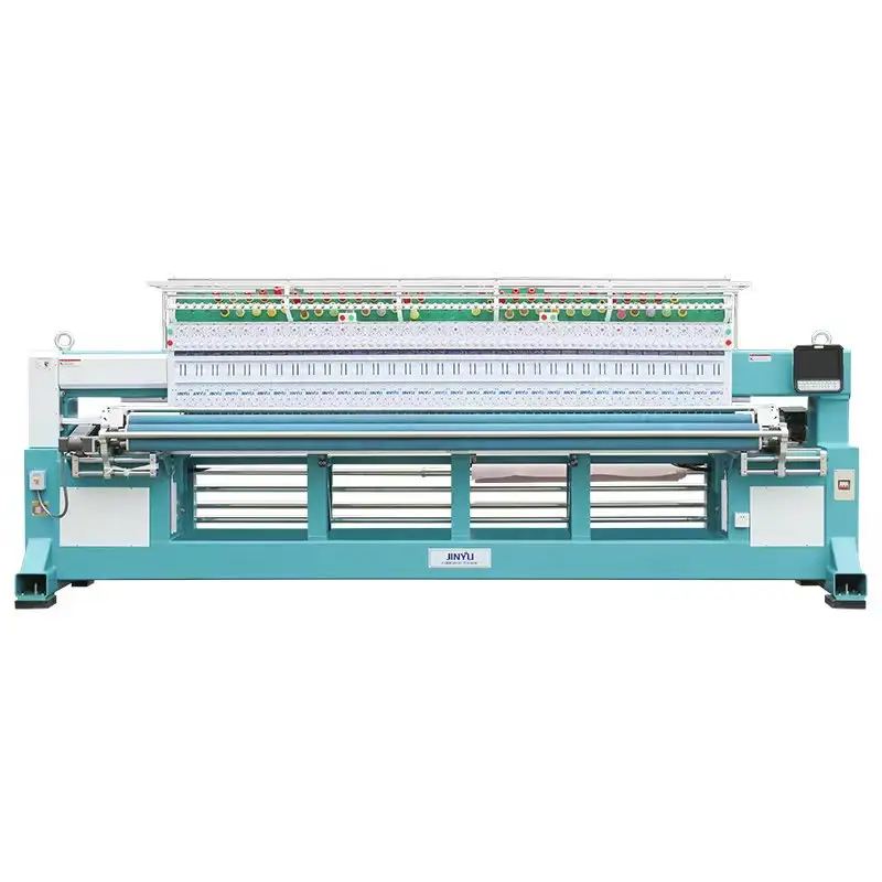 JINYU – machine de matelassage de broderie, haute qualité, bon prix, type de rouleau à aiguilles multiples, produit textile domestique, machine pour le commerce