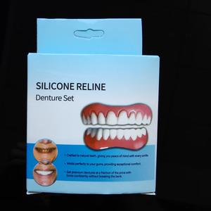 Prothèses dentaires supérieures et inférieures, couvre-dents, sourire parfait, placages, ajustement confortable, pâte dentaire flexible, appareils dentaires <span class=keywords><strong>pour</strong></span> double rangée de dents - Product Image 1