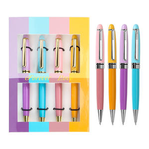 Stylo à bille promotionnel d'hôtel de haute qualité, couleur pastel, logo personnalisé imprimé, pour la promotion - Product Image 3