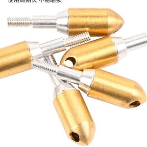 Pointes de flèches en bronze pour la chasse au arc composé avec tiges filetées et pointes interchangeables - Product Image 1