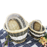 Panier de rangement en osier, pour fruits, pique-nique, produits durables, vente directe d'usine