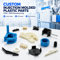 Service de moulage par injection sur mesure, prototype en plastique ABS, PP, PC, PA66, fabricants de pièces moulées par injection bicolore