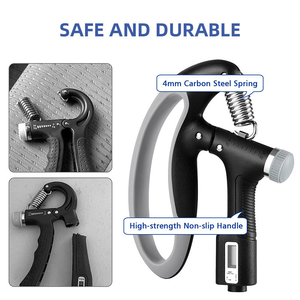 CZFIT Handgrip Hand Exerciser Gripper Grip Strengthener New Style <b>Strength</b> <b>Training</b> Adjustable Finger Hand Grip Strengthener - Product Image 2
