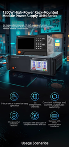 eTOMMENS Alimentation CC programmable de précision 200W à double canal, modes <span class=keywords><strong>CV</strong></span> CC variables pour test de burn-in électronique - Product Image 5
