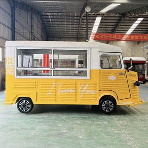 Camión de Comida Móvil con Temática de Citroën, Carrito Eléctrico de Café con Máquina de Helados y Parrilla <span class=keywords><strong>para</strong></span> Hot Dogs - Product Image 1