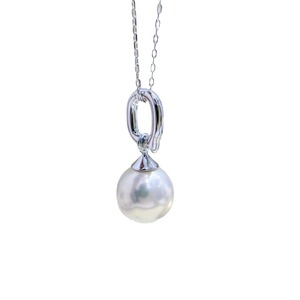 Pendentif en argent S925 avec boucle édition légère, perles plates de 10 à 15 mm, support vide pour colliers de perles DIY, accessoire 31121 - Product Image 5