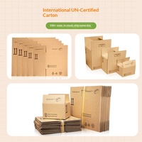 Boîte en carton ondulé certifiée ONU, emballage robuste pour l'agriculture, les légumes, le transport maritime et aérien
