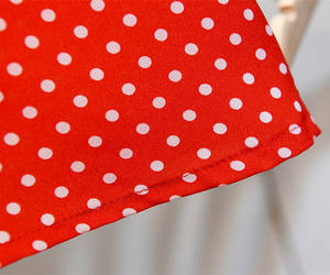 Distribuidor de Fábrica China, Ropa para Niñas, Conjuntos de Camiseta con Estampado de Lunares Color Mandarina y Minifalda de Encaje Extra Corta - Product Image 4