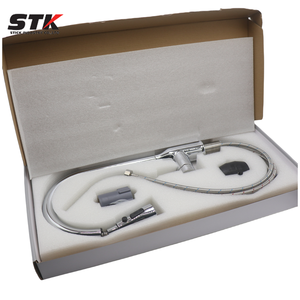 Grifo de <span class=keywords><strong>cocina</strong></span> dorado Primavera extraíble Caños de salida doble 360 Giratorio Ducha de mano Mezclador de <span class=keywords><strong>cocina</strong></span> - Product Image 4