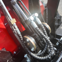 Mini-chargeuse compacte multifonctionnelle haute puissance VONTOP avec trancheuse sur chenilles pour la ferme