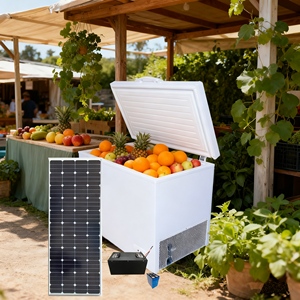 <span class=keywords><strong>Congélateur</strong></span> coffre solaire DC 300L-900L avec porte battante, <span class=keywords><strong>sans</strong></span> <span class=keywords><strong>givre</strong></span>, classe énergétique A+ pour hôtel, camping-car, usage domestique - Product Image 3