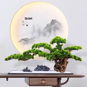 Nuevo Bonsái de Pino Artificial de Estilo Chino, 120 cm, Planta Verde, Árbol Artificial para Decoración de Sala de Estar, Salón de Té, Hotel, Oficina, Entrada - Product Image 2