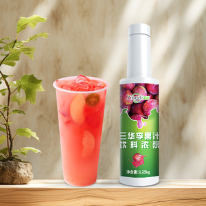 Jugo concentrado de ciruela Yingdi Sanhua para bebidas y tés de burbujas, ideal para tiendas de té de frutas. - Product Image 3