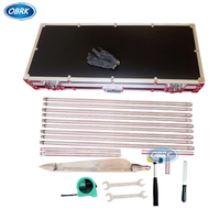 Kits d'échantillonnage de sol à tarière manuelle, ensemble de tarière de tourbe jusqu'à une profondeur de 10 m