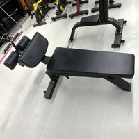 Banc de musculation professionnel robuste et réglable pour abdominaux et sit-ups, machine d'entraînement de base pour la gym