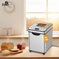 SOHEF Minimalistische Design Broodbakmachine Slank RVS Stil Verdwijnt in de Keuken 25 Verborgen Menu's, voor Moderne Huisesthetiek