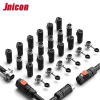 Conector de pin MJ20 Jnicon, serie metálica impermeable 20A/300V, conectores de batería hembra/macho UL94-V0, directo de fábrica