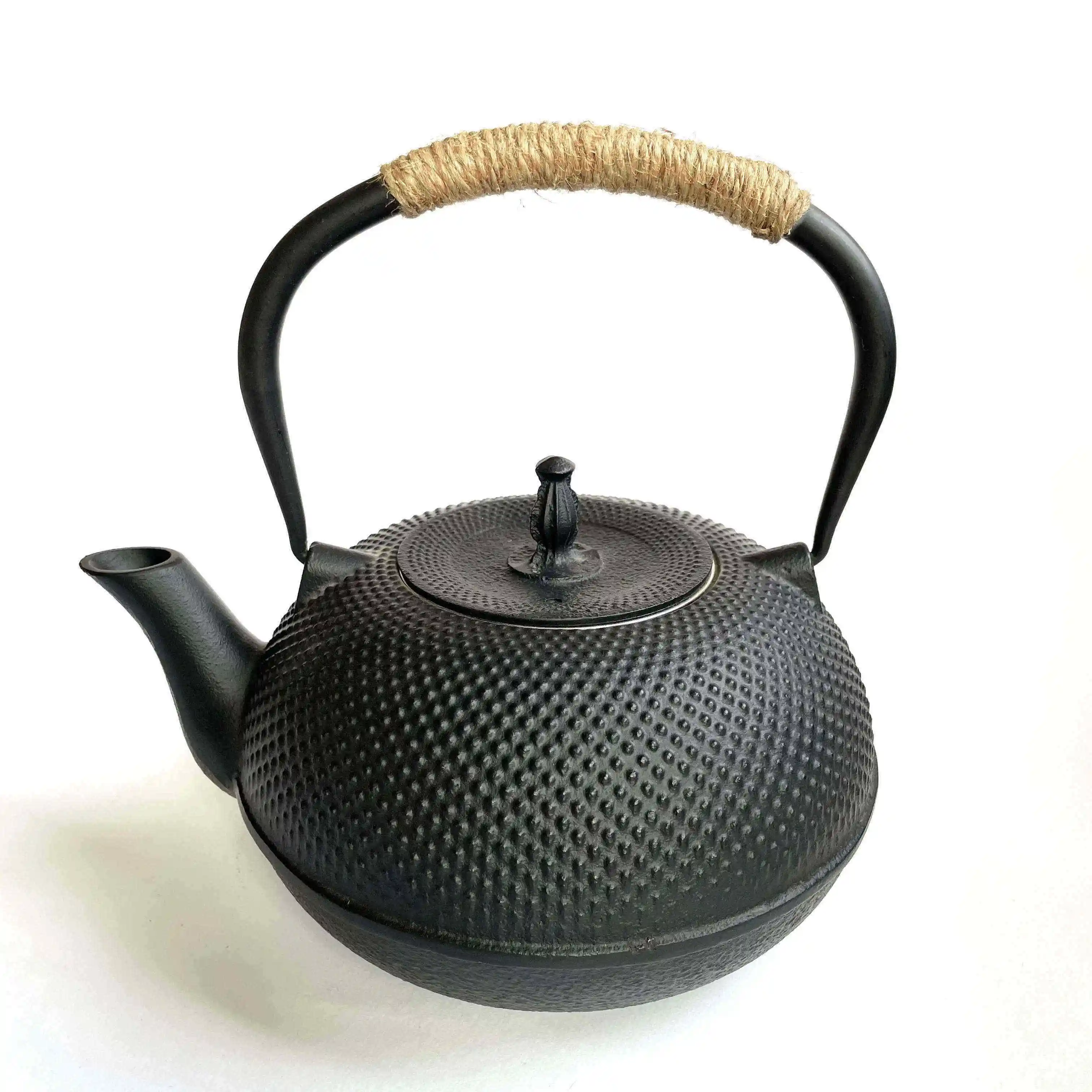Klassische Kung Fu Teekanne Gusseisen Teekanne Griff Tee kessel Tasse Set