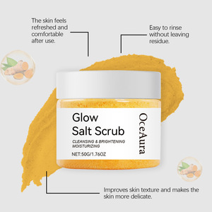 Scrub Corpo Esfoliante <span class=keywords><strong>Naturale</strong></span> Biologico Idratante Sbiancante alla Curcuma con Sale Illuminante a Marchio Privato - Product Image 3