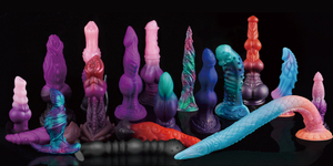 Monster Knot Horse Pene Big Fantasy Dragon Dildo con 3 nudos de perro Consolador anudado gigante grueso para punto G Juguetes sexuales para adultos Hombres Mujeres - Product Image 2