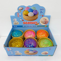 Squishies extensibles en forme de boulette anti-stress, boulette de maltose scintillante avec cuiseur vapeur - Entrepôt USA