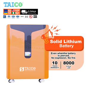 Batterie au lithium-ion TAICO pour stockage d'énergie solaire domestique 15 kWh 51,2 V 300 Ah 16 kWh Li-ion Prix - Product Image 3