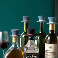 Bouchon de bouteille de vin réutilisable en silicone sans BPA, dispositif de conservation de la fraîcheur, vente chaude