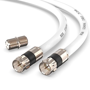 <span class=keywords><strong>Cable</strong></span> coaxial RG6 con conectores tipo F Juego de <span class=keywords><strong>cable</strong></span> de extensión de <span class=keywords><strong>cable</strong></span> de satélite aéreo de <span class=keywords><strong>TV</strong></span> digital de banda ancha de alta velocidad - Product Image 6