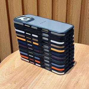 Funda de teléfono a prueba de caídas antideslizante negra transparente Popular para Samsung Galaxy <span class=keywords><strong>A23</strong></span> A24 A25 A26 funda de parachoques colorida de lujo A05 A06 - Product Image 3