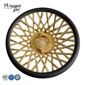 Volante Sportivo Mforgedwheels 15 Pollici in Alluminio Forgiato Forgiato con Finitura Cromata per Auto GM Personalizzate Aftermarket <span class=keywords><strong>Vintage</strong></span> Chevy - Product Image 1